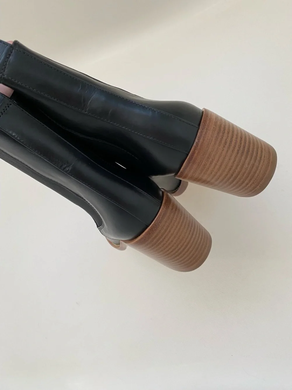 Jenni Kayne Frankie Black Leather Chelsea Boots